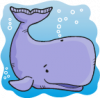 cartoon under the sea whale smiling happy